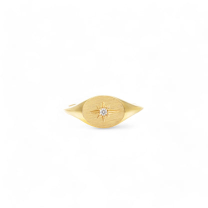 Starburst Signet Ring