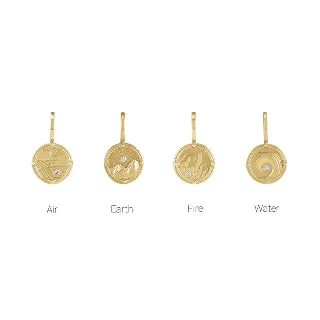 Four Elements "Earth" Pendant - ALIZETI FINE