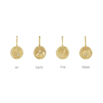 Four Elements "Earth" Pendant - ALIZETI FINE