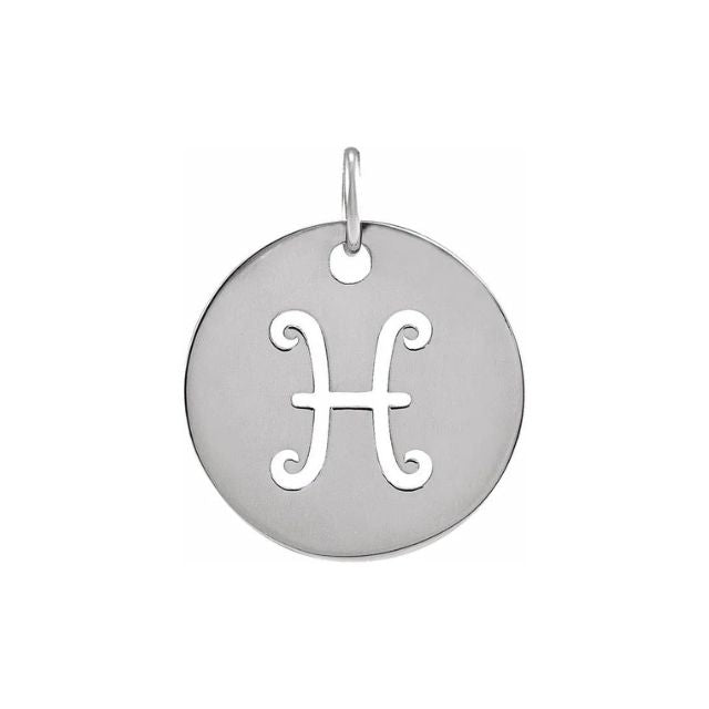 Horoscope Disc Pendant - ALIZETI FINE