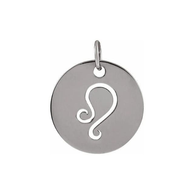 Horoscope Disc Pendant - ALIZETI FINE