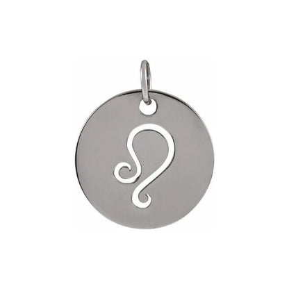 Horoscope Disc Pendant - ALIZETI FINE