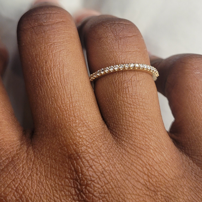 Alizeti Half-Eternity Ring